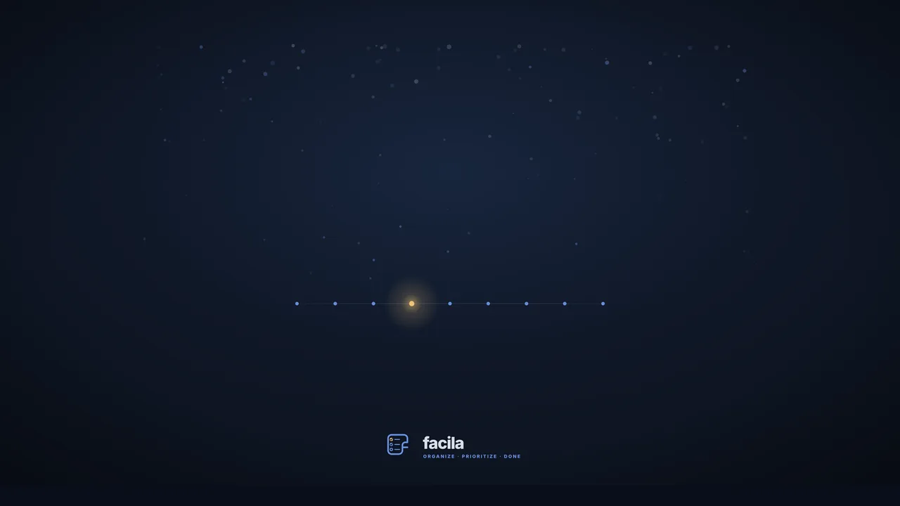 Settle wallpaper — dark — The noise of a busy mind, settling into one calm line.